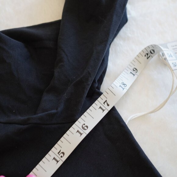 NWT Everlane Black‎ Short Sleeve Crew Neck Bodysuit Size L - Picture 7 of 11